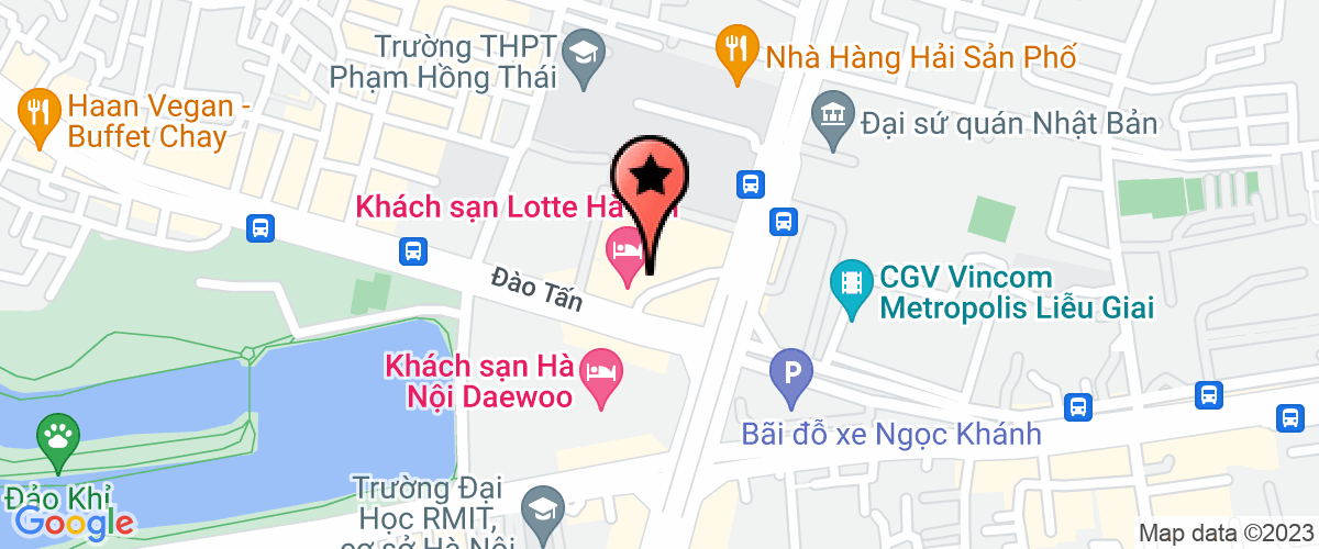 Bản đồ đến địa chỉ Công Ty TNHH Ngân Hàng Sumitomo Mitsui Banking Corporation - Chi Nhánh Thành Phố Hà Nội