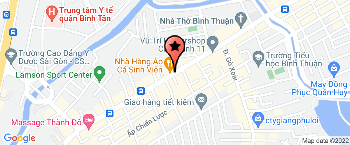 Bản đồ đến địa chỉ Công Ty TNHH Dịch Vụ Game Giải Trí Song Nguyễn
