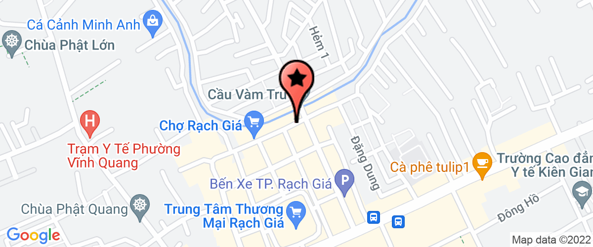 Bản đồ đến địa chỉ Công Ty Trách Nhiệm Hữu Hạn Tư Vấn Thiết Kế Xây Dựng Minh Tâm - KG