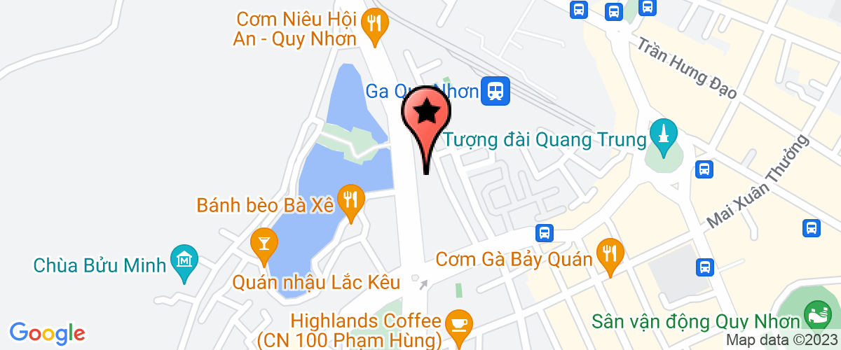 Bản đồ đến địa chỉ Công Ty Cổ Phần Bảo Hiểm Viễn Đông - Chi Nhánh Bình Định