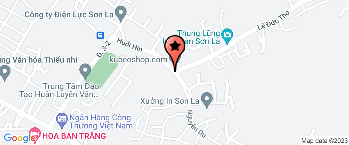 Bản đồ đến địa chỉ Văn Phòng Đại Diện Công Ty CP Thương Mại Và Du Lịch Hoàng Ninh Tại Sơn La