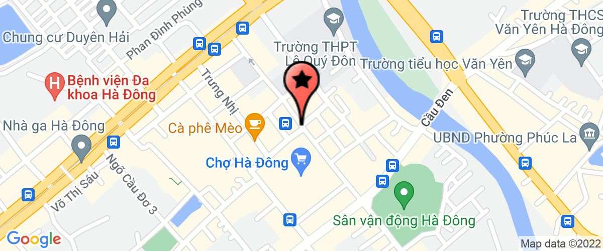 Bản đồ đến địa chỉ Phòng tư pháp thành phố Hà Đông