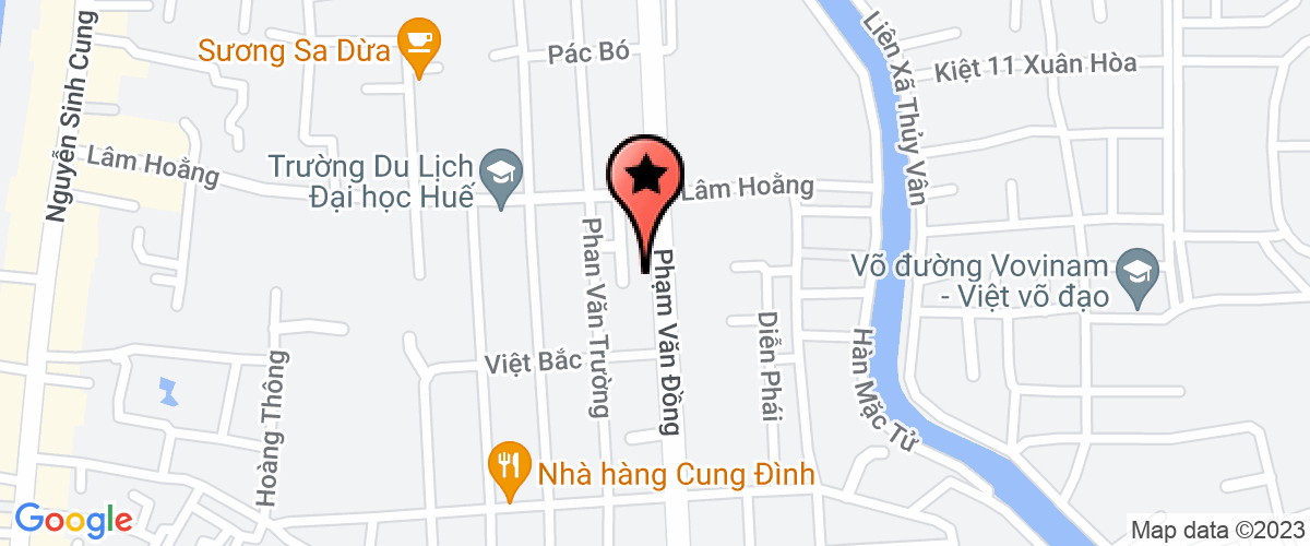 Bản đồ đến địa chỉ Chi Nhánh Công Ty TNHH Truyền Hình Cáp Saigontourist Tỉnh Thừa Thiên Huế