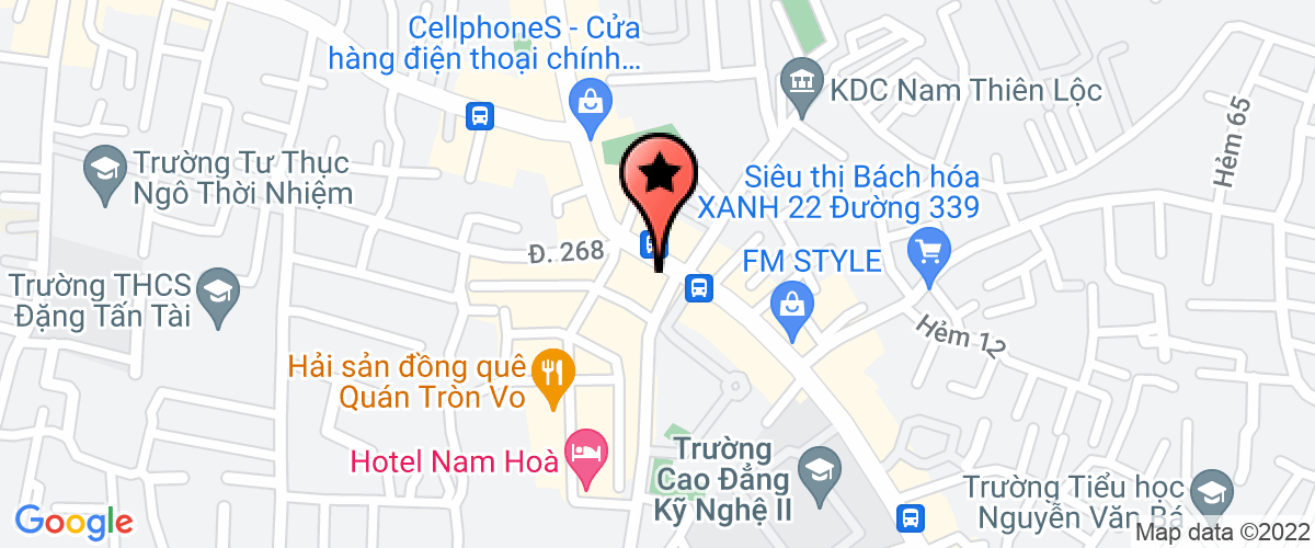 Bản đồ đến địa chỉ Chi Nhánh Công Ty TNHH Thương Mại Dịch Vụ Dũng Phong Food