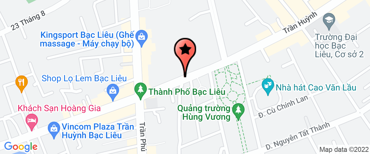 Bản đồ đến địa chỉ Văn Phòng Đại Diện Công Ty TNHH Kiểm Toán Tư Vấn Đất Việt Tại Bạc Liêu