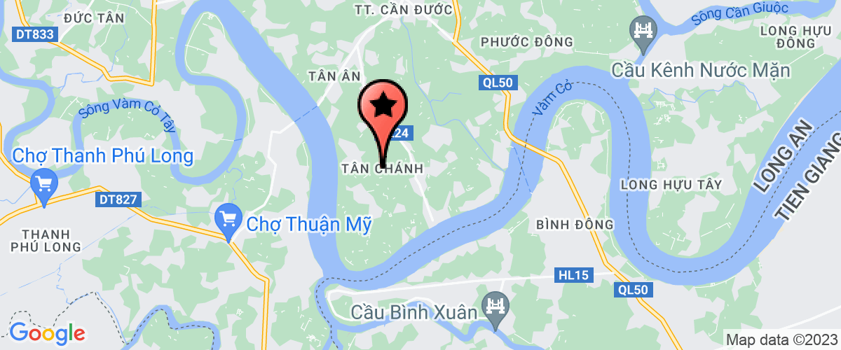 Bản đồ đến địa chỉ Trường Mẫu giáo                                 xã Tân chánh