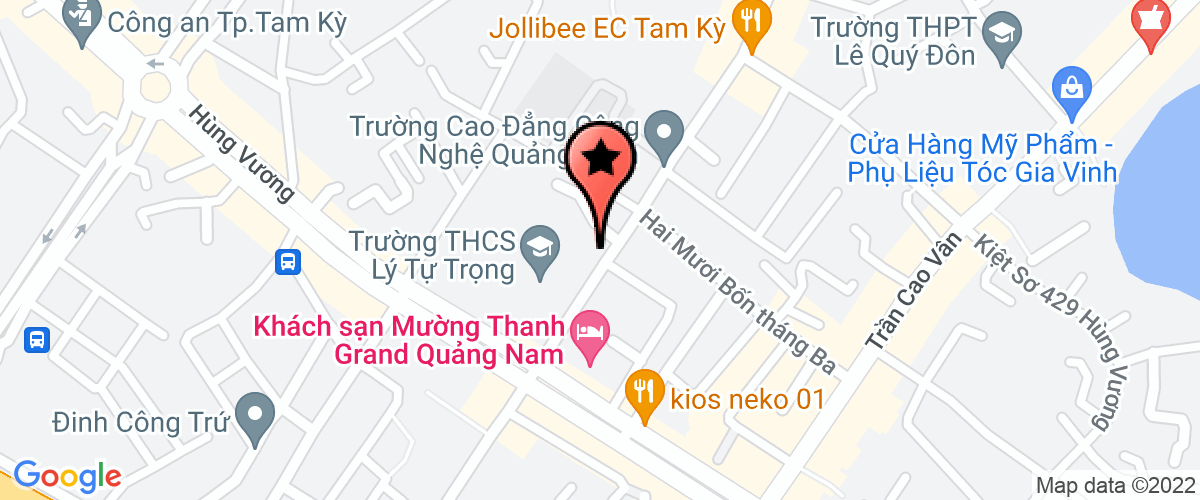 Bản đồ đến địa chỉ Công Ty TNHH Super Gym Quảng Nam