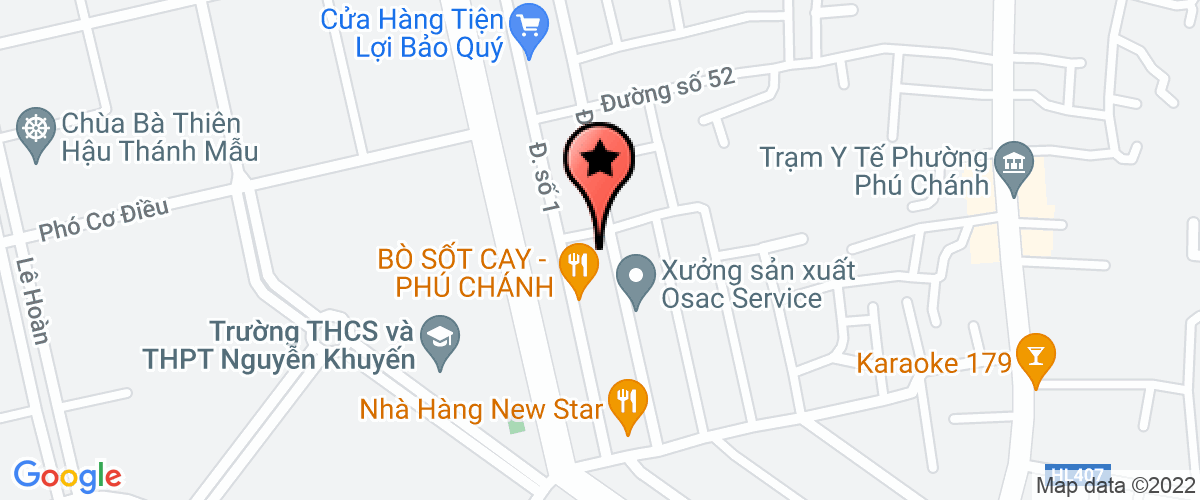 Bản đồ đến địa chỉ Công Ty TNHH Sản Xuất Bao Bì Bình Đông