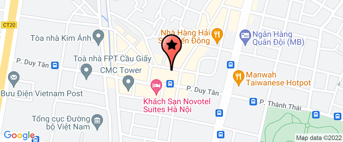 Bản đồ đến địa chỉ Công Ty TNHH Dịch Vụ Thiện Tâm Hà Nội