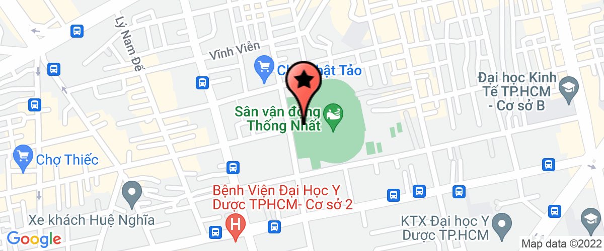 Bản đồ đến địa chỉ Công Ty Cổ Phần Bóng Đá Thành Phố Hồ Chí Minh