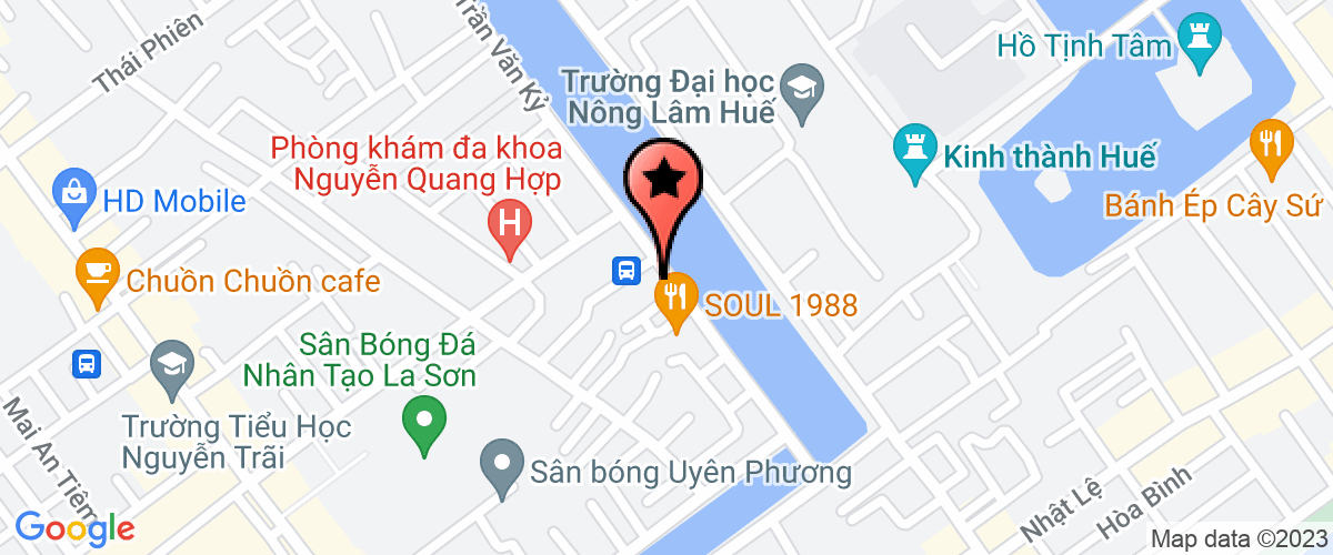 Bản đồ đến địa chỉ Công Ty Trách Nhiệm Hữu Hạn Một Thành Viên Công Nghệ Nano Huế