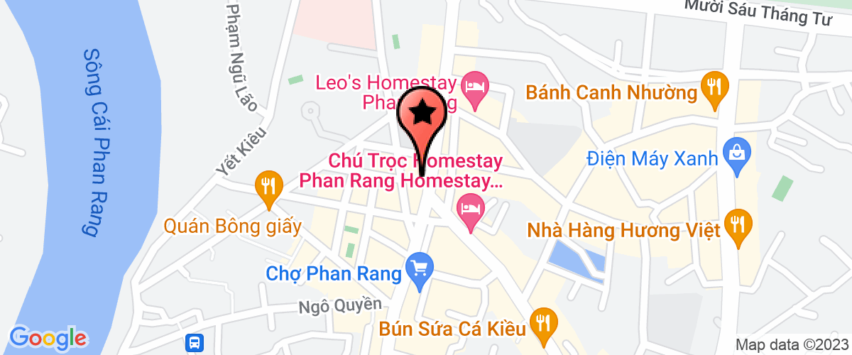 Bản đồ đến địa chỉ Công Ty Trách Nhiệm Hữu Hạn Thương Mại Và Dịch Vụ Hùng Hương Ninh Thuận