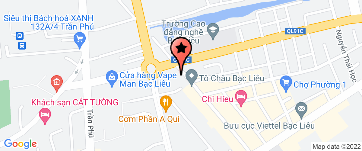 Bản đồ đến địa chỉ Trung Tâm Truyền Thông Giáo Dục Sức Khoẻ Tỉnh Bạc Liêu