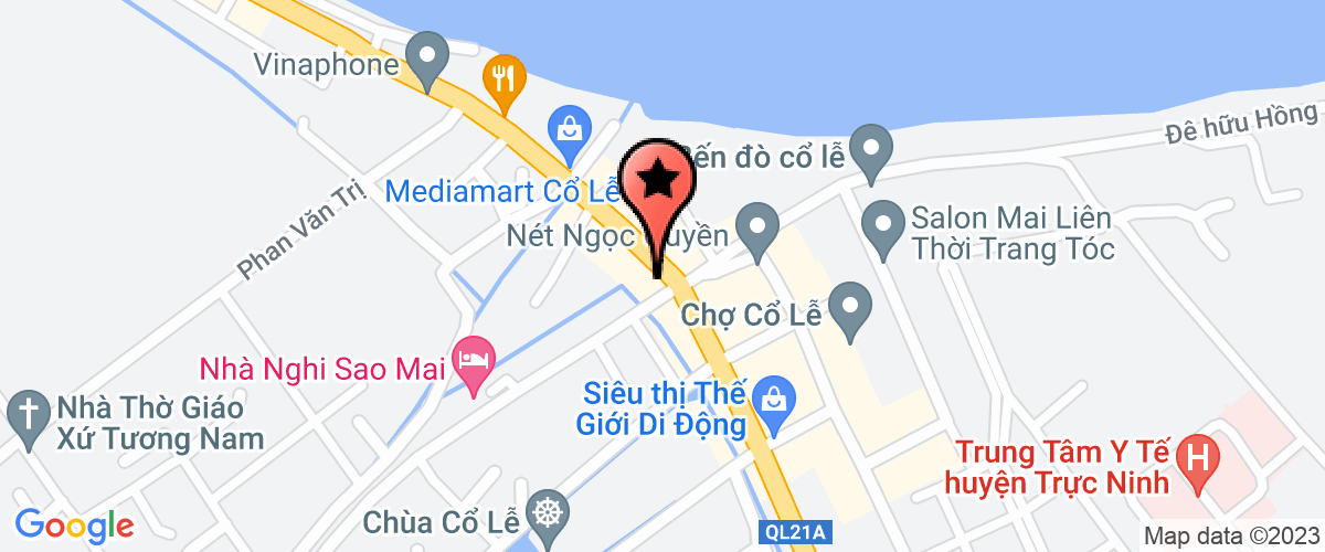 Bản đồ đến địa chỉ Công Ty CP Vật Tư Kỹ Thuật Nông Nghiệp Trực Ninh