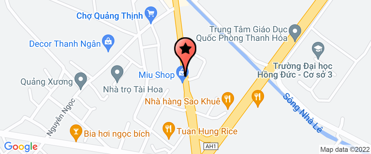 Bản đồ đến địa chỉ Công Ty TNHH Xây Dựng Thiên Phú Gia Thanh Hóa