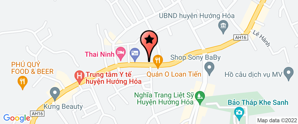 Bản đồ đến địa chỉ Công Ty Trách Nhiệm Hữu Hạn Một Thành Viên Khánh Thành Quảng Trị