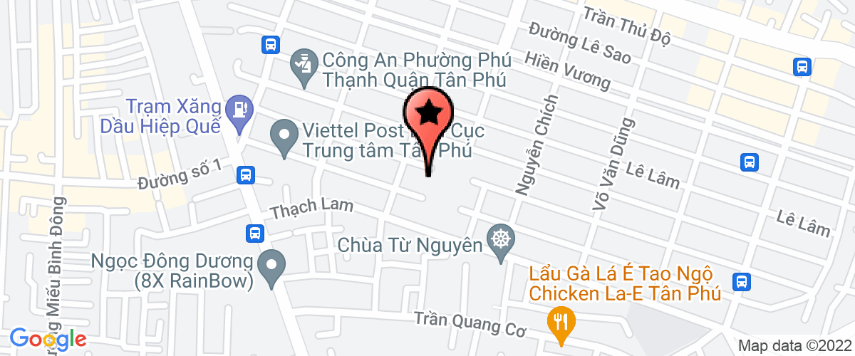 Bản đồ đến địa chỉ Công Ty TNHH Xuất Nhập Khẩu Thực Phẩm Danh Tiếng