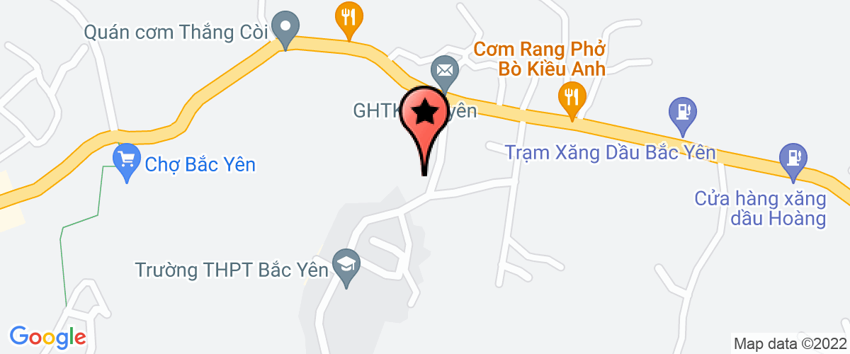 Bản đồ đến địa chỉ Công Ty TNHH Nghĩa Hằng Bắc Yên