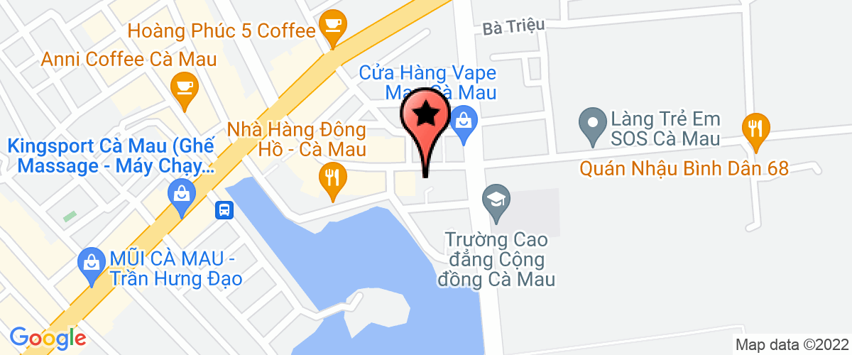 Bản đồ đến địa chỉ Công Ty TNHH Thương Mại Dịch Vụ Viễn Thông - Công Nghệ Thông Tin Cà Mau