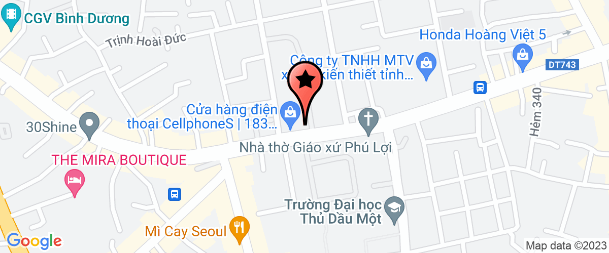 Bản đồ đến địa chỉ Công Ty TNHH TM và SX Cơ Khí Xây Dựng Hoàng Hiệp