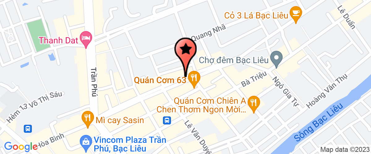 Bản đồ đến địa chỉ Công Ty TNHH Một Thành Viên Du Dịch Sinh Thái Đông Á Bạc Liêu