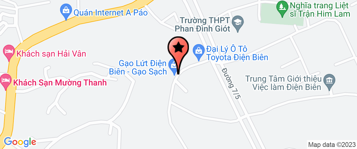 Bản đồ đến địa chỉ Doanh Nghiệp TN Vận Tải Hoa Hồng Tỉnh Điện Biên