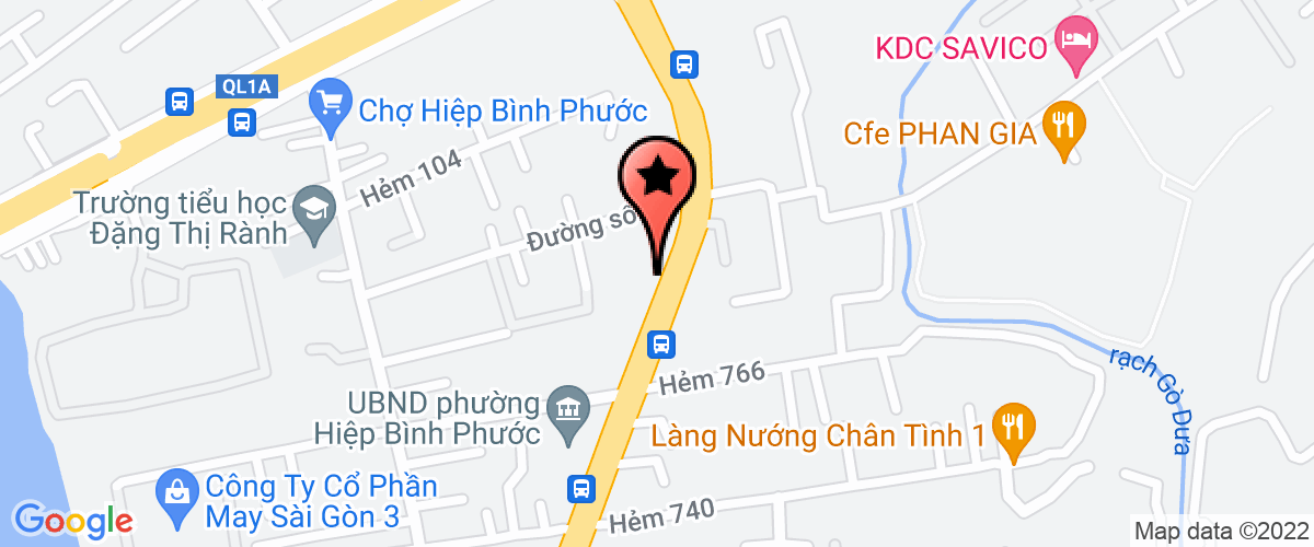 Bản đồ đến địa chỉ Chi Nhánh Công Ty Cổ Phần Tư Vấn Xây Dựng Công Trình Đồng Tâm