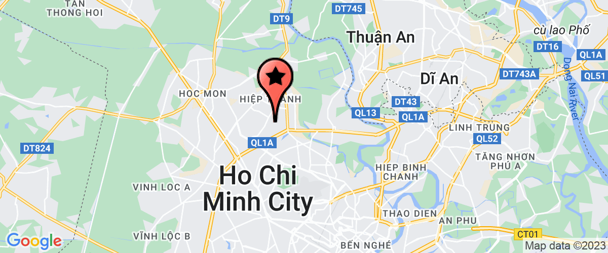 Bản đồ đến địa chỉ Công Ty TNHH Đầu Tư Phát Triển Sản Xuất Thương Mại Cát Tường