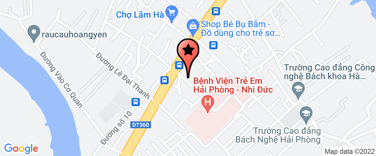 Bản đồ đến địa chỉ Công Ty TNHH Medlatec Hải Phòng