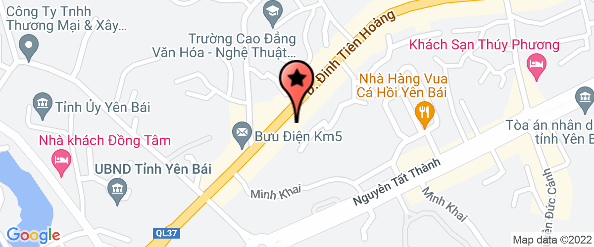 Bản đồ đến địa chỉ Chi cục Văn thư - Lưu trữ tỉnh Yên Bái