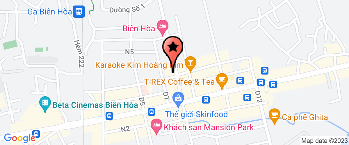 Bản đồ đến địa chỉ Chi Nhánh Công Ty TNHH Kiểm Toán Và Định Giá Thăng Long - T.D.K Đồng Nai