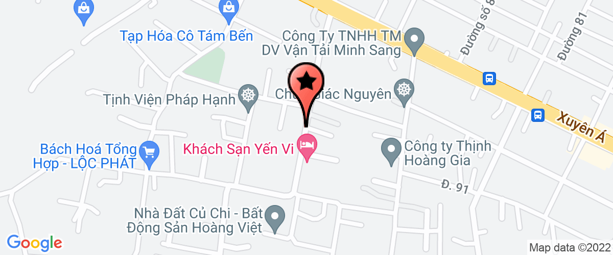 Bản đồ đến địa chỉ DNTN Khách Sạn Yến Vi