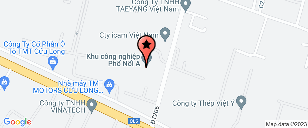 Bản đồ đến địa chỉ Công ty TNHH sản xuất - Thương mại Tân Đông Dương Hà Nội