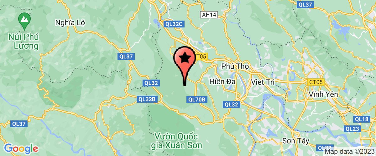 Bản đồ đến địa chỉ Hợp tác xã Dịch vụ Nông - Lâm Nghiệp - Thuỷ sản xã Trung Sơn