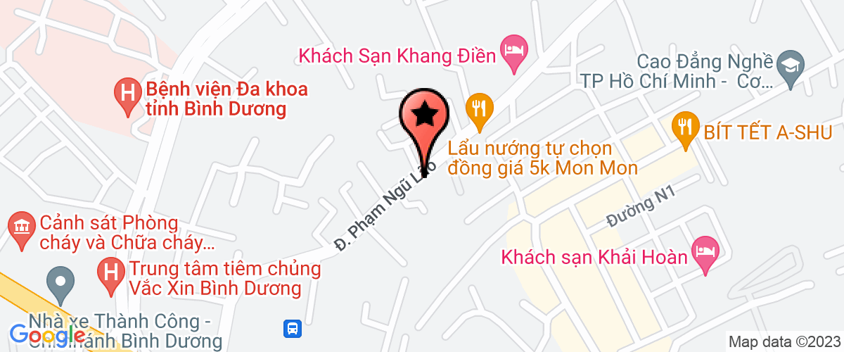 Bản đồ đến địa chỉ Công Ty TNHH Dịch Vụ Vệ Sinh Công Nghiệp Bình Dương
