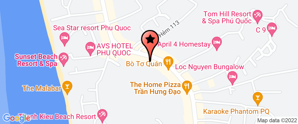 Bản đồ đến địa chỉ Công Ty TNHH Một Thành Viên Xây Dựng Khắc Thanh Phú Quốc