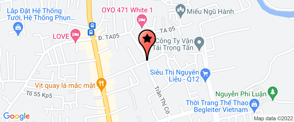Bản đồ đến địa chỉ Công Ty TNHH Thương Mại Xuất Nhập Khẩu Nam Vũ