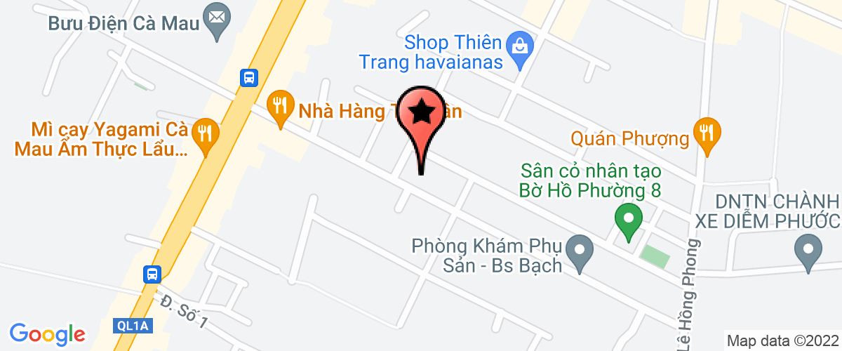 Bản đồ đến địa chỉ Công Ty TNHH Một Thành Viên Cơ Khí Thăng Long Cà Mau