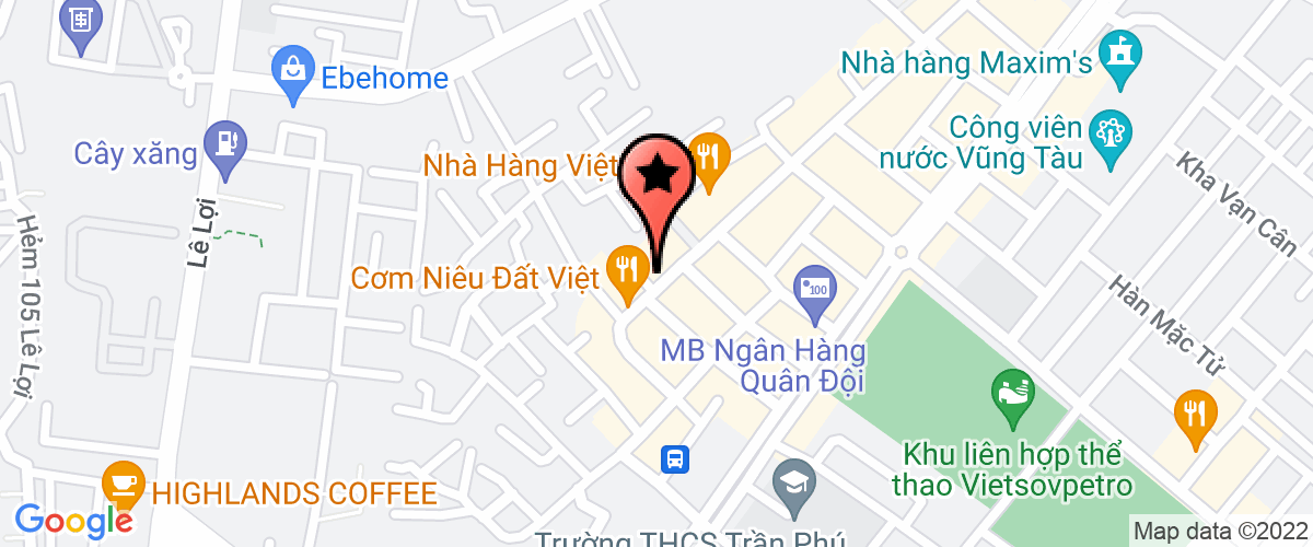 Bản đồ đến địa chỉ Công Ty Trách Nhiệm Hữu Hạn Tân Việt Mỹ