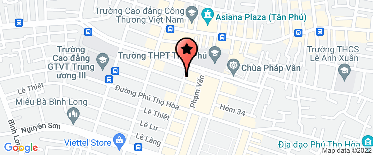 Bản đồ đến địa chỉ Công Ty TNHH Thương Mại Và Dịch Vụ Thi Thiên Shalom