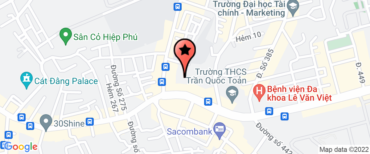 Bản đồ đến địa chỉ Công Ty TNHH Dịch Vụ Htg