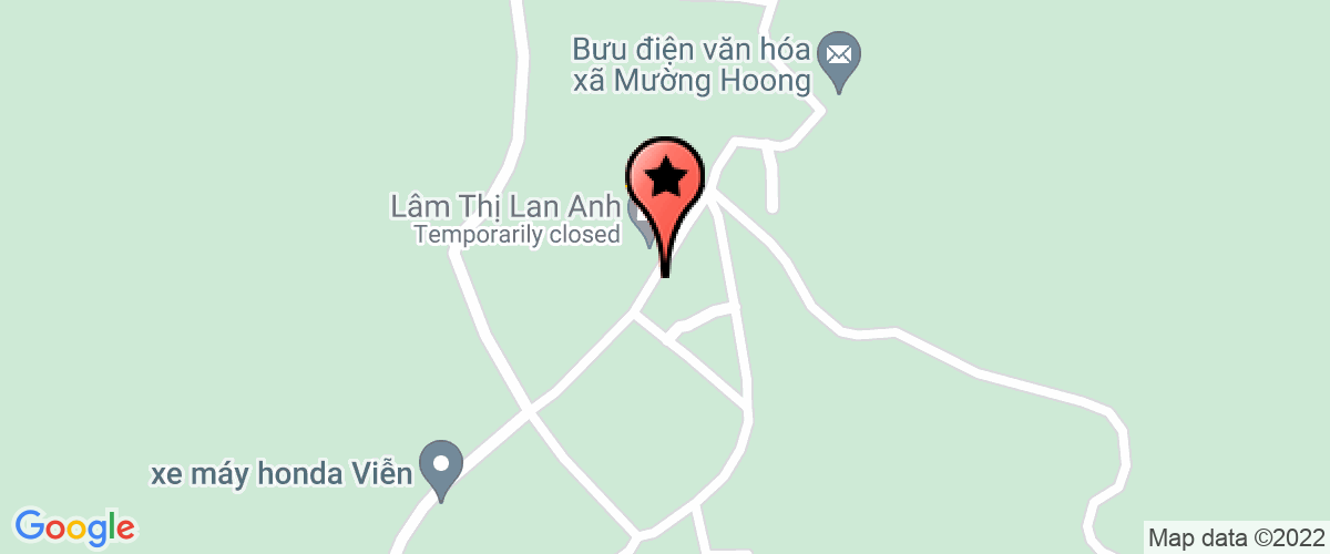 Bản đồ đến địa chỉ Trường mầm non xã Mường Hoong