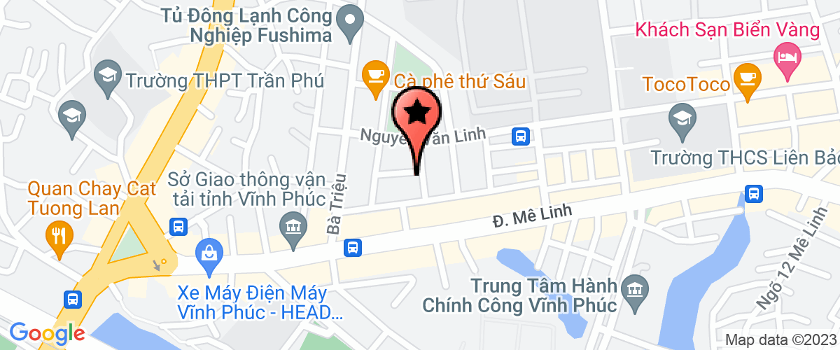 Bản đồ đến địa chỉ Chi Nhánh Công Ty TNHH Truyền Hình Cáp Saigontourist - Tỉnh Vĩnh Phúc
