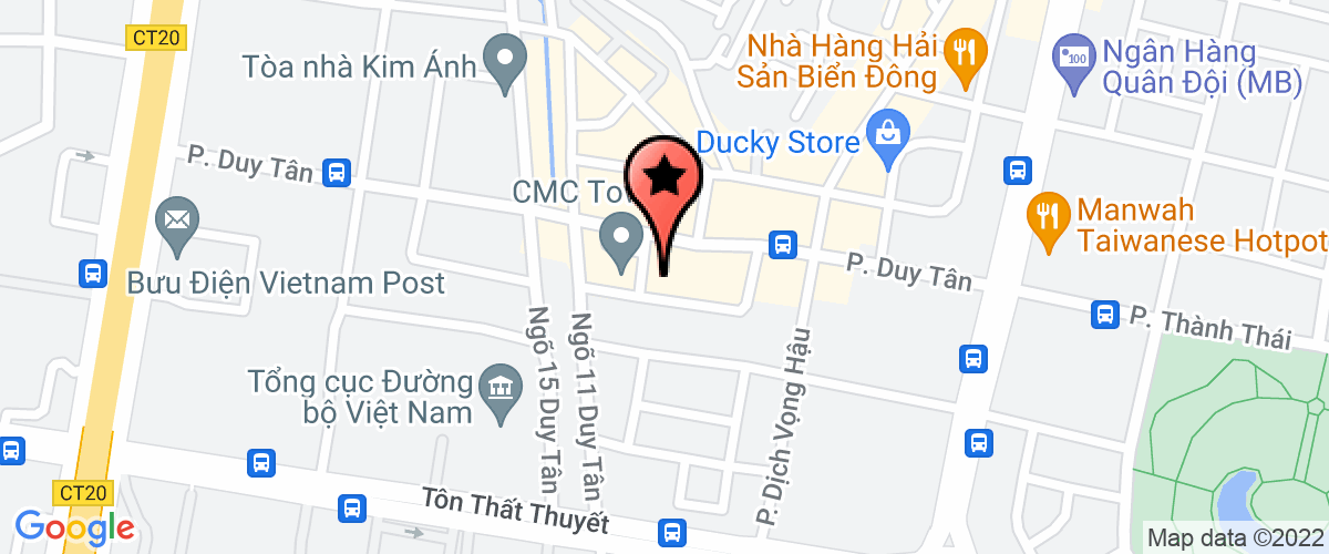 Bản đồ đến địa chỉ Chi Nhánh Công Ty TNHH Denso Việt Nam Tại Hà Nội
