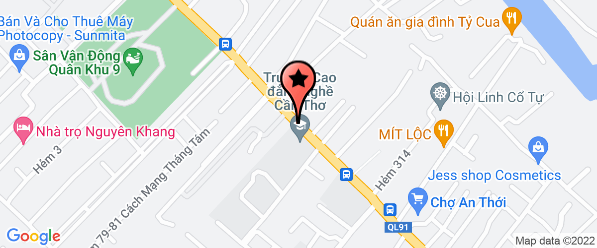 Bản đồ đến địa chỉ UBND phường An Thới