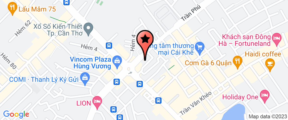 Bản đồ đến địa chỉ Văn Phòng Đại Diện Công Ty TNHH Dược Phẩm Châu á - Thái Bình Dương Tại Cần Thơ