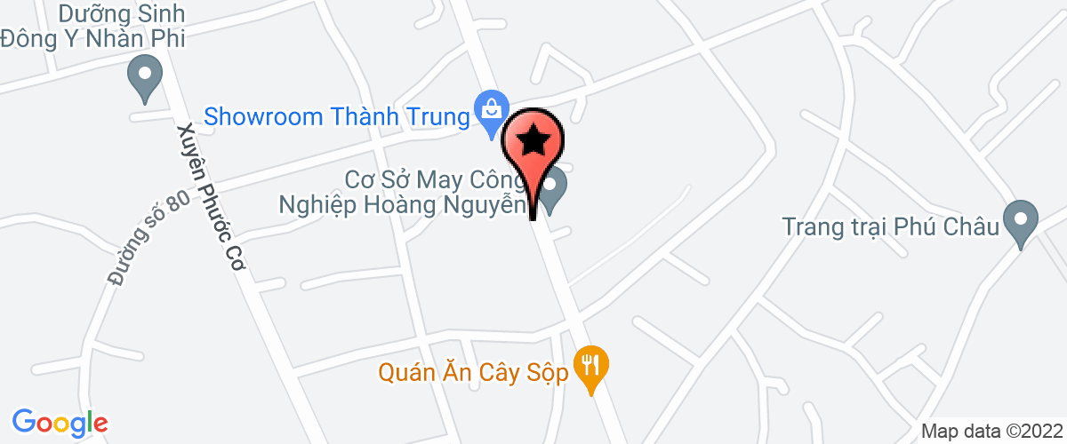 Bản đồ đến địa chỉ Công Ty TNHH Sản Xuất Thương Mại Dich Vụ Minh Phúc Window