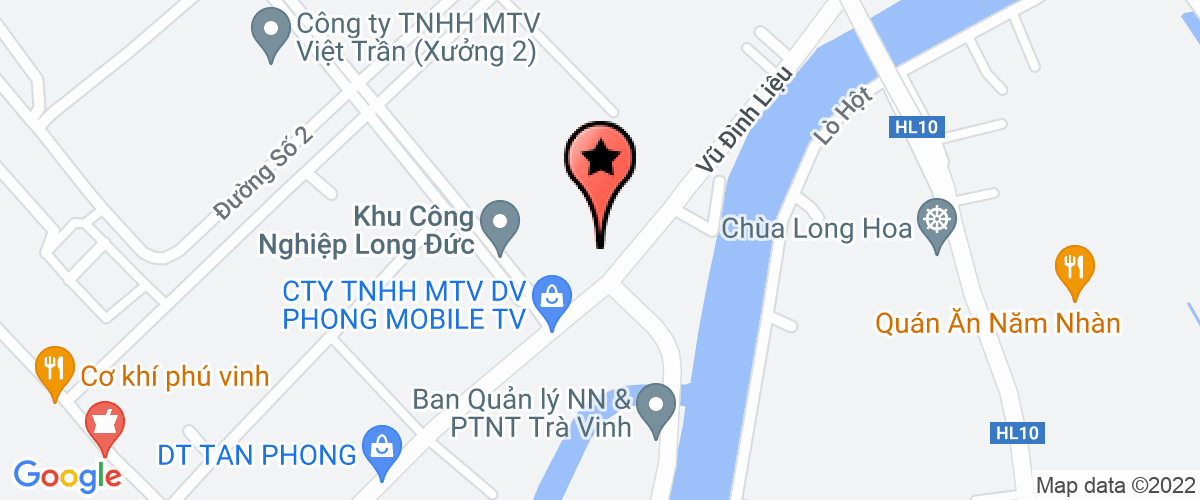Bản đồ đến địa chỉ Công Ty TNHH May Trà Vinh