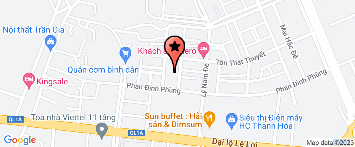 Bản đồ đến địa chỉ Công Ty Cổ Phần Phát Triển Thương Mại Thiên Ngân