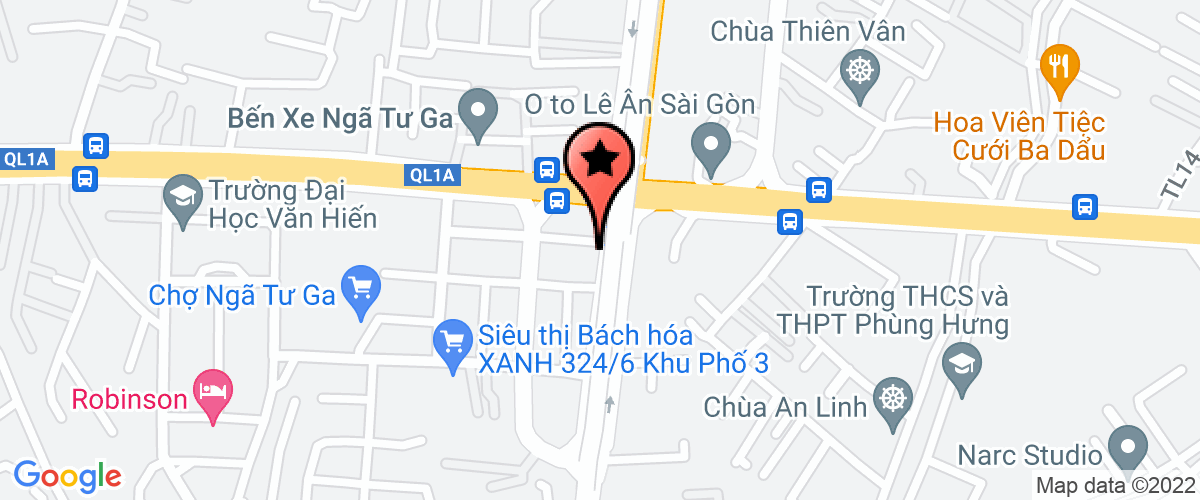Bản đồ đến địa chỉ Công Ty TNHH Tư Vấn Nhà Đất & Doanh Nghiệp Hoa Việt